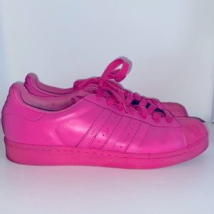 Adidas X Pharrell Pink Superstar Limited Edition